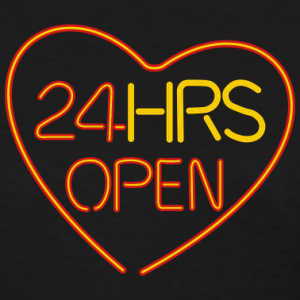 פתוח 24 שעות ביממה