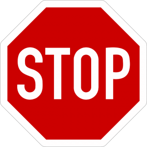 stop sign - עצור